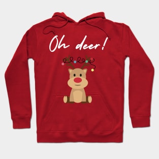 Oh deer, Christmas is near Hoodie